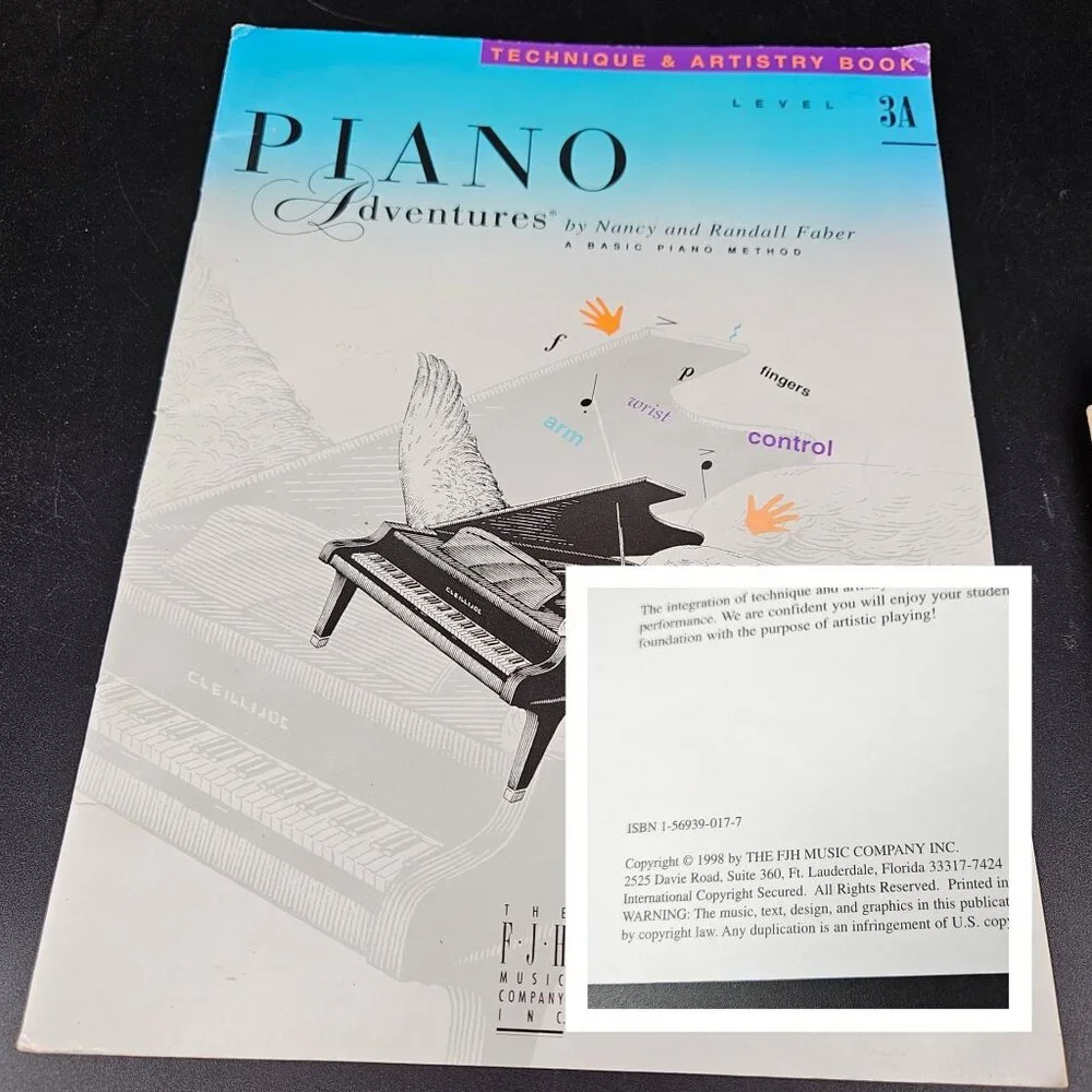 FJH Piano Lesson Sheet Music Books Level 2A-B 3A-B 4 5 Intermed Advanced Set 6
